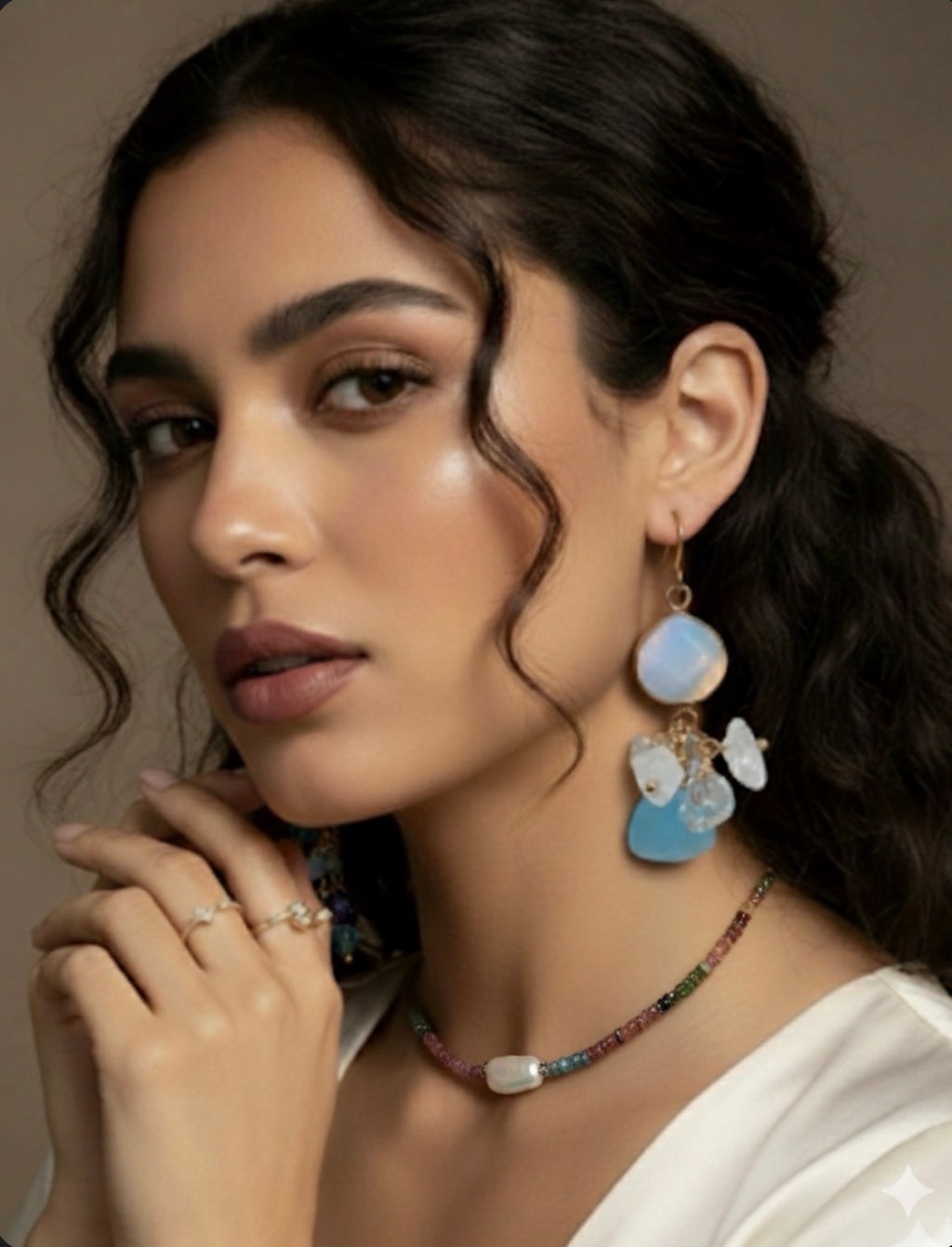 Natural Faceted Tondelle AAA Tourmaline