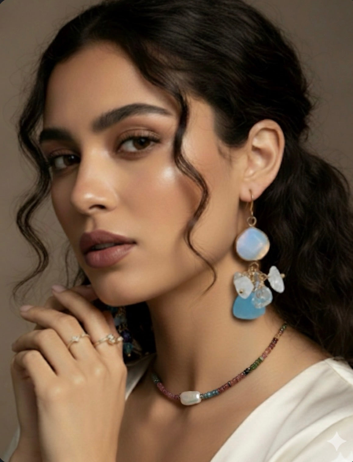 Natural Faceted Tondelle AAA Tourmaline