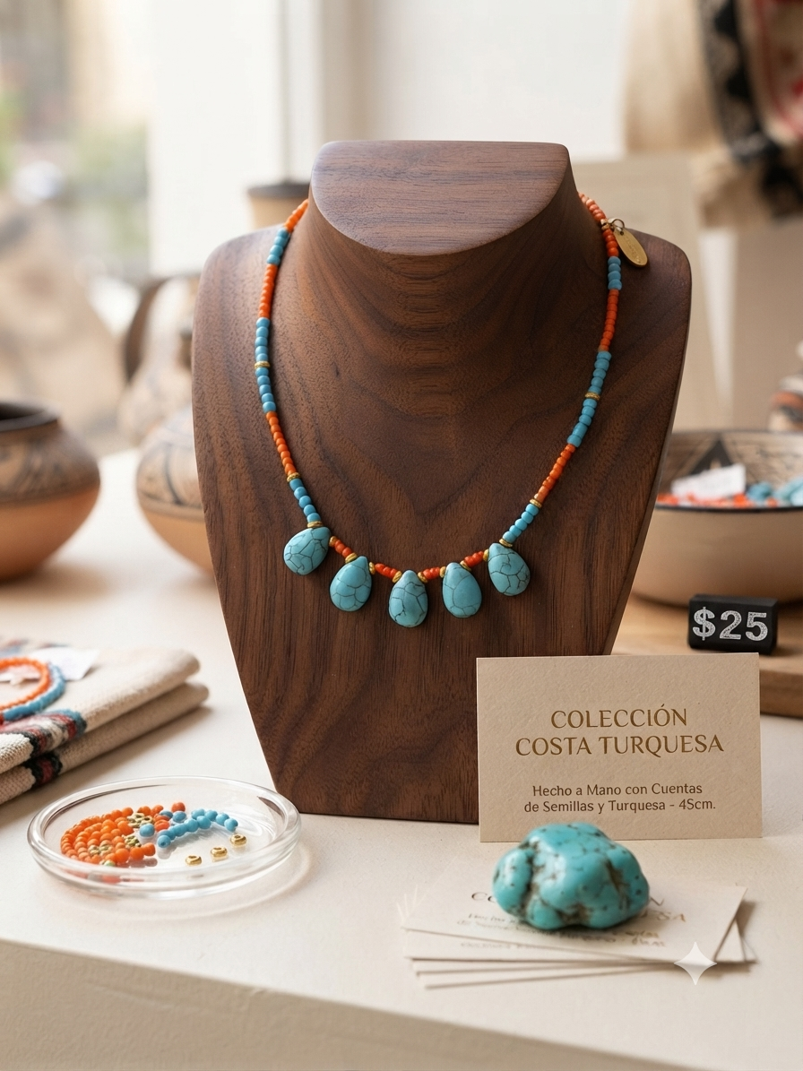 Bohemian Turquoise Necklace