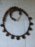 Natural Tiger's Eye and Multifaceted Gemstones