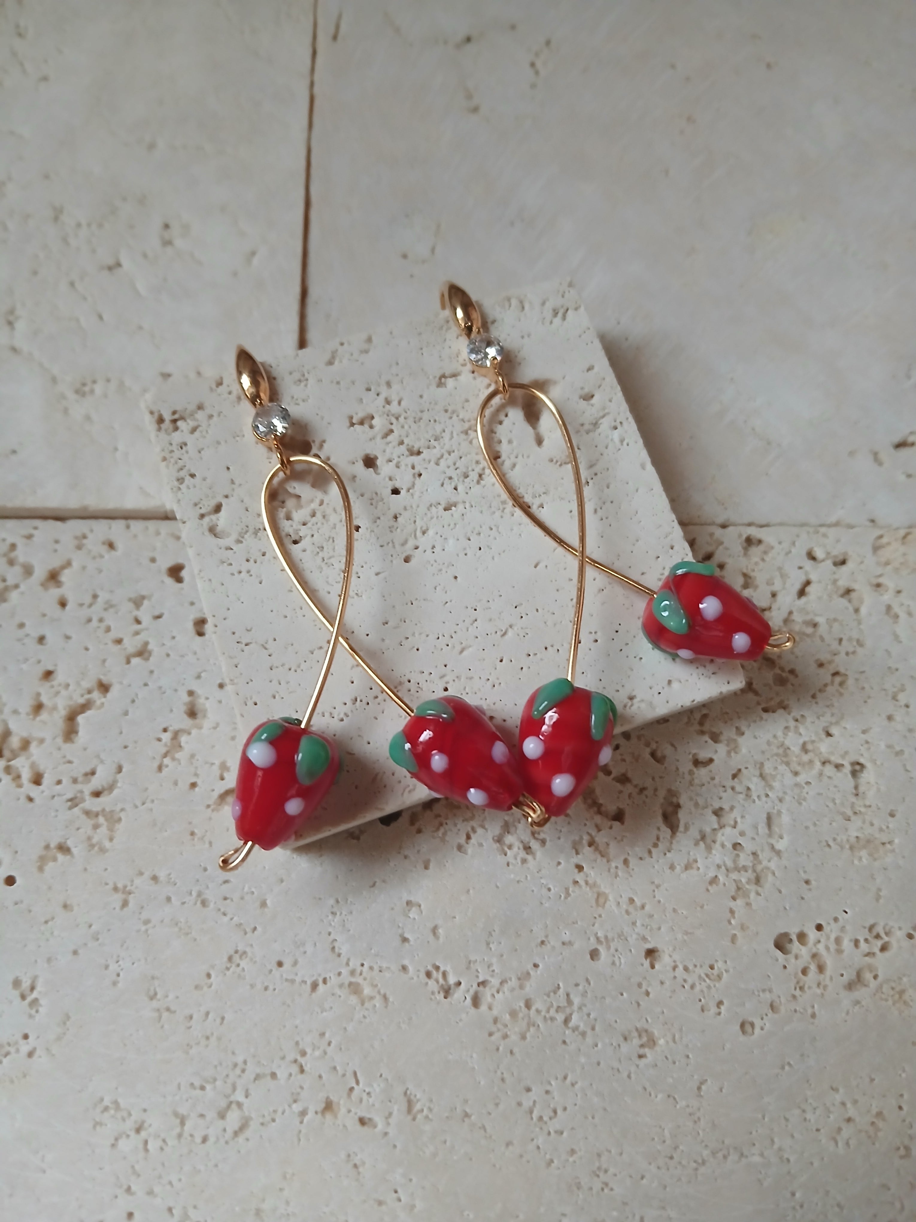 Aretes Strawberry Field 🍓