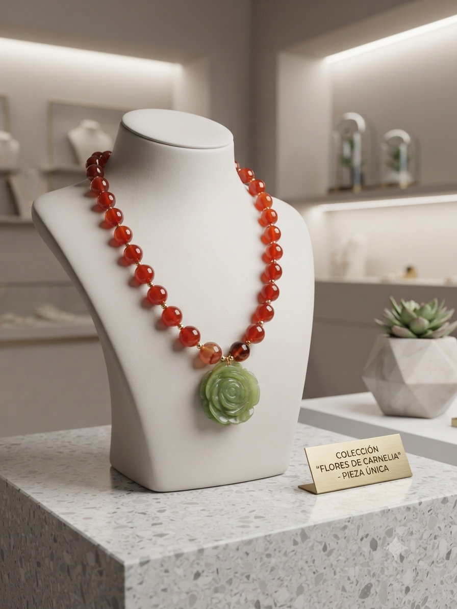 Handmade Necklace "Botanical Dawn"